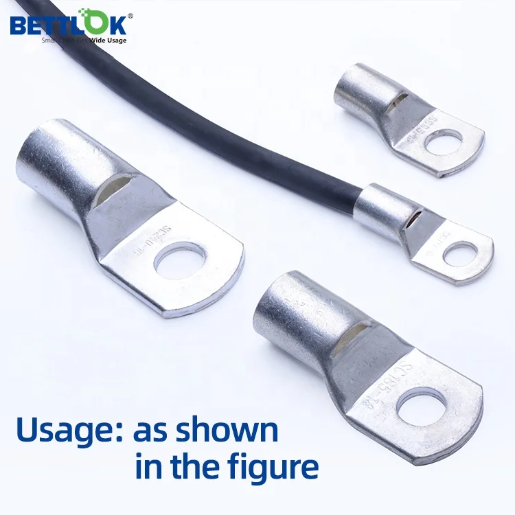 Bettlok Copper tube SC automotive terminals non-Insulated cable lug connectors terminals