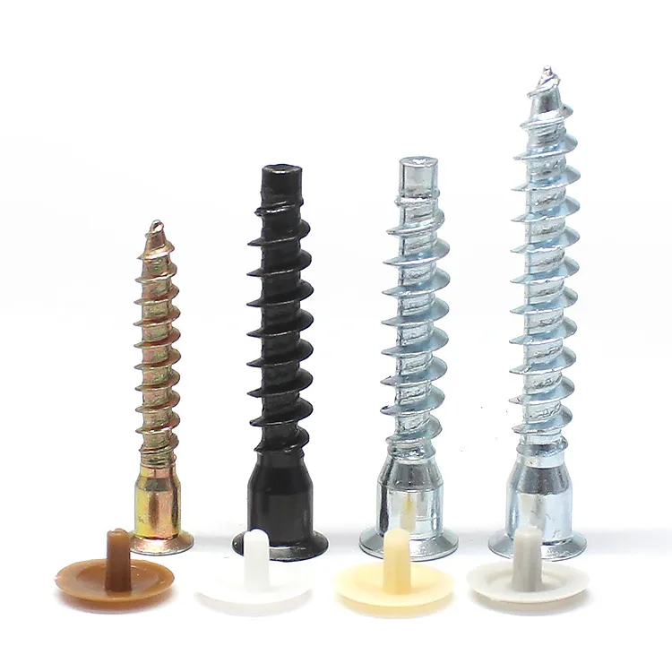 Zinc plated carbon steel confirmat screw for furniture