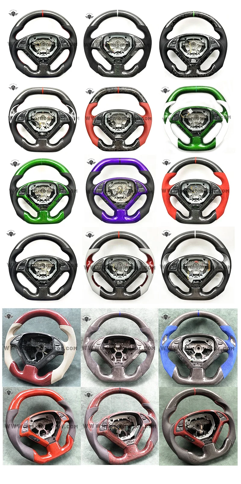 CUSTOM AUTO CARBON FIBER STEERING WHEEL  FOR INFINITI G37  Ex25 Ex30 Ex35 G25 G37 G35  CAR STEERING WHEEL RACING