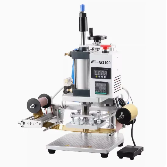 Yiwu High Quality Gilding Press Leather/Metal/Card/Fabric/Plastic Hot Pressing Motor Core Component Plate Printing