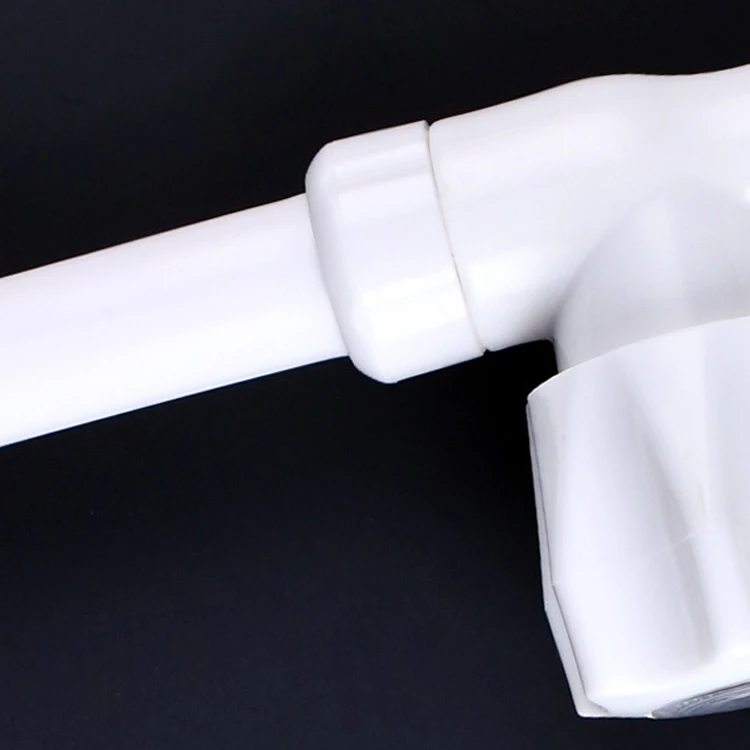 Factory Supplier Lastics Basin Classic Water Tap White Plastic Ball Handle Waterfall Faucet for Kitchen Sink