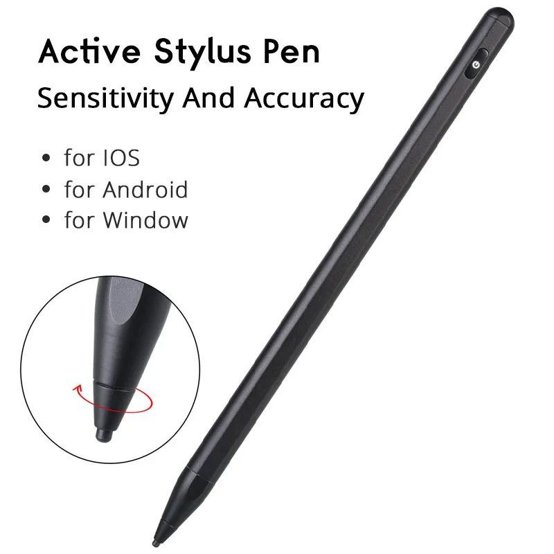 Hot Product 2 in 1 Aluminum Alloy Touch Screen Pen Universal S Capacitive Stylus for Tablet/Mobile Phone/iPad/iPhone11