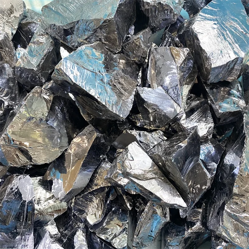 Wholesale Different Materials Natural Silver Raw Crystal Stone Terahertz Rough For Gift Collection