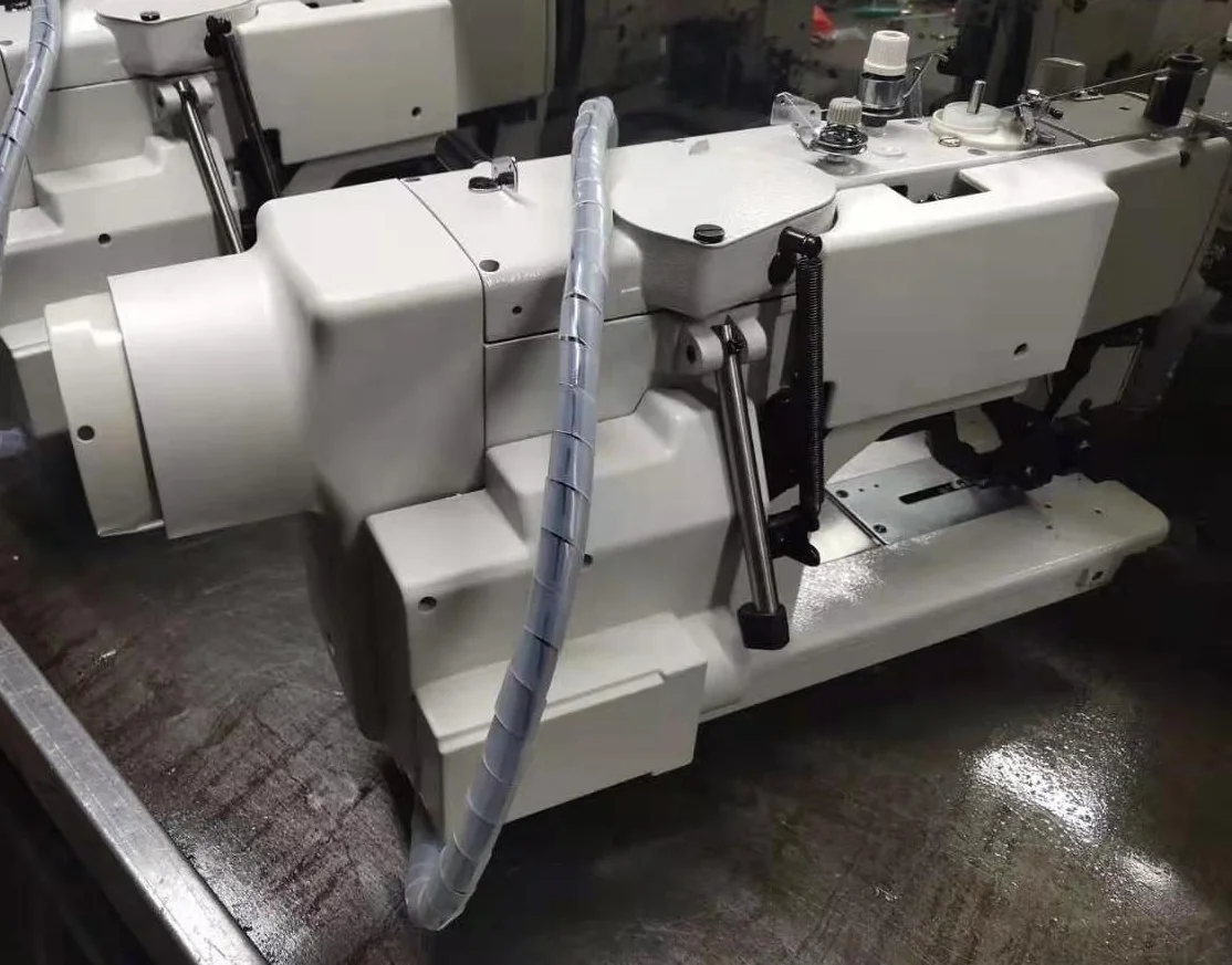 QS-781DSW Direct Drive Flat Head Key Hole Straight Eyelet Button Holing Industrial Sewing Machine