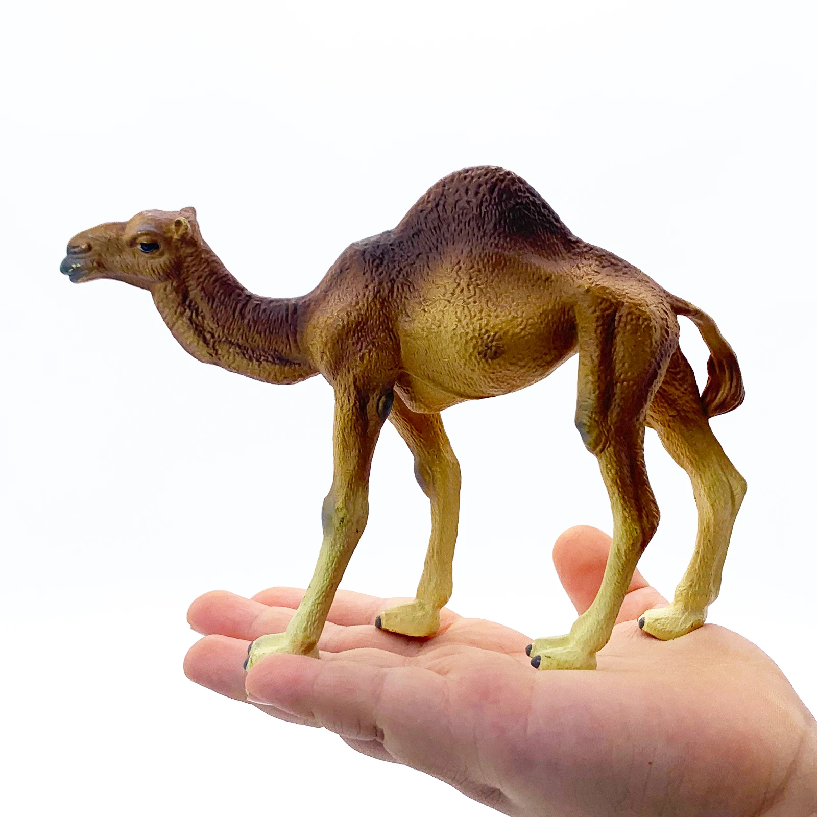 Realistic High Quality PVC Plastic Animal Figure Toys Realistic Pet Eco-friendly Animal Walking Camel Figure Toys
