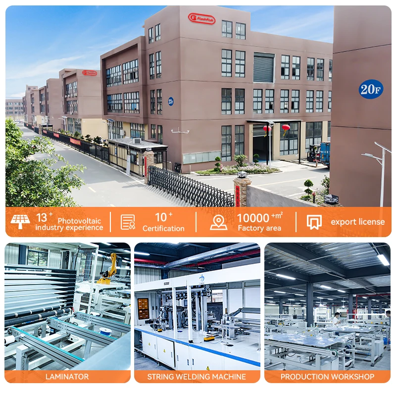 Flahfish 30W 60W Mounting System Cell Full Black Monocrystalline Silicon Shingled Solar Panels for Roof  House