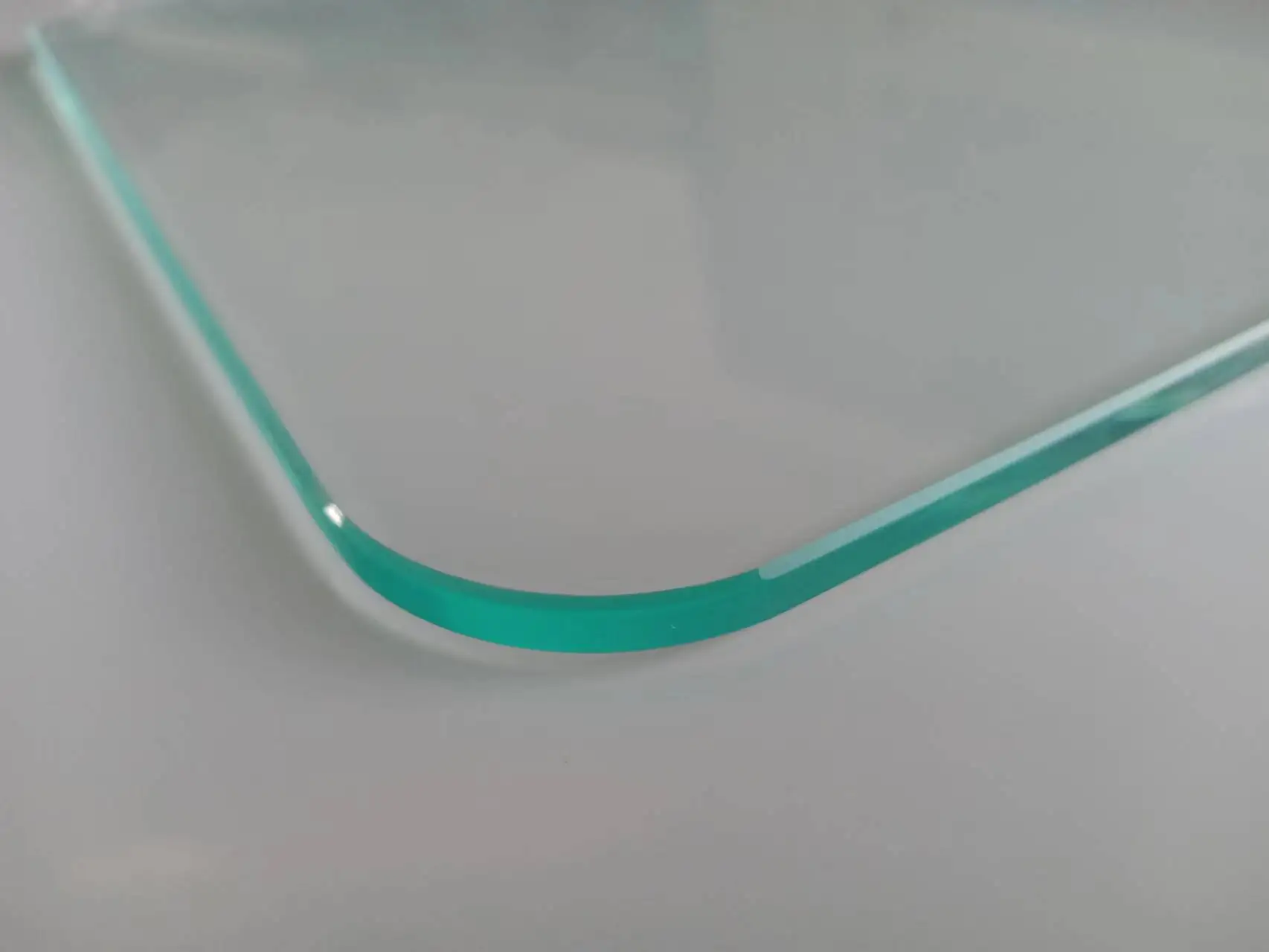 custom heat resistant tempered toughened glass with polished edge for tabletop bio ethanol gas fireplace