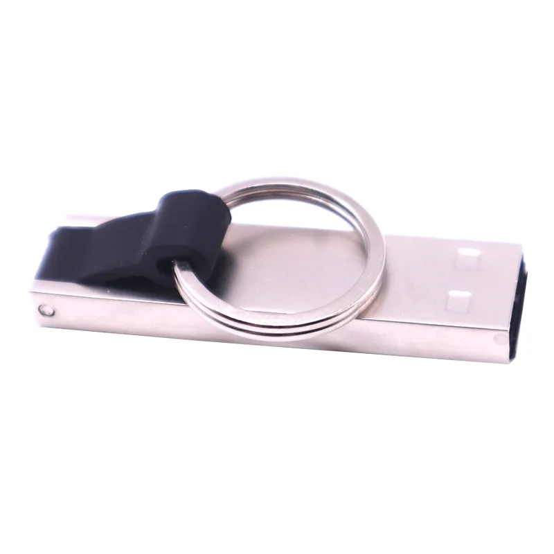 Wholesale  2022 New Style 16gb USB flash drive with keyring 8GB Mini stainless steel  USB flash drive  8gb With PU Key Chain