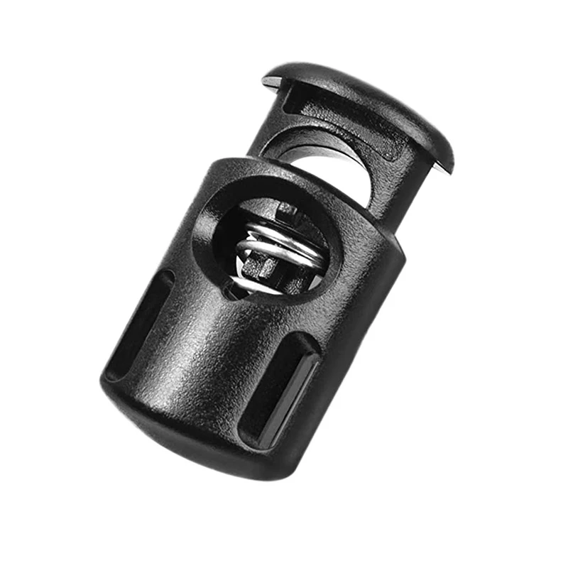 Customized Color Toggle Clamp Drawstring Lock Elastic Cord Toggle Draw Cord Stopper For Windbreaker Backpack