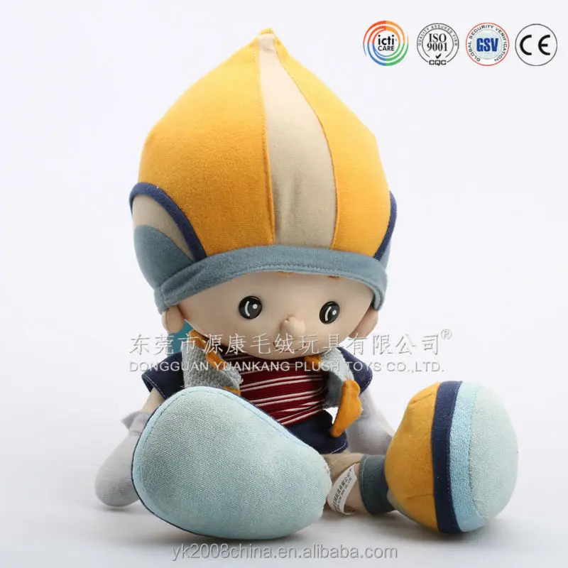 China wholesale custom made photo 3D face doll with plush toys