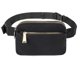 Women Men Fashion Waist Bag Water Resistant Hip Bum Bag With Adjustable Belt For Travel Hiking Cycling Running