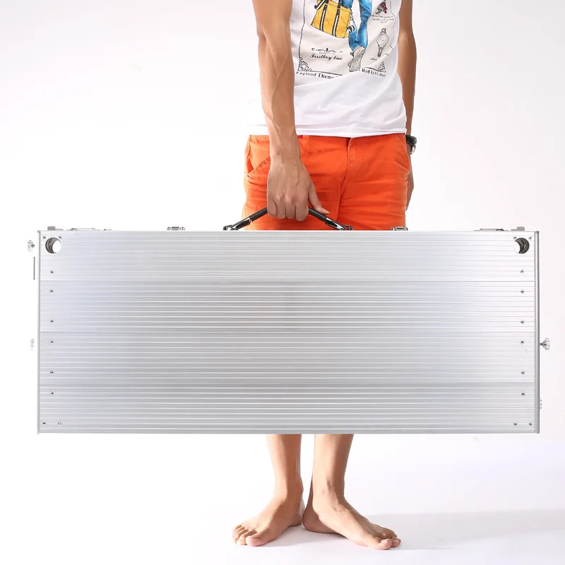 
Aluminum magnesium alloy high strength folding portable fishing platform designed for static fishing 