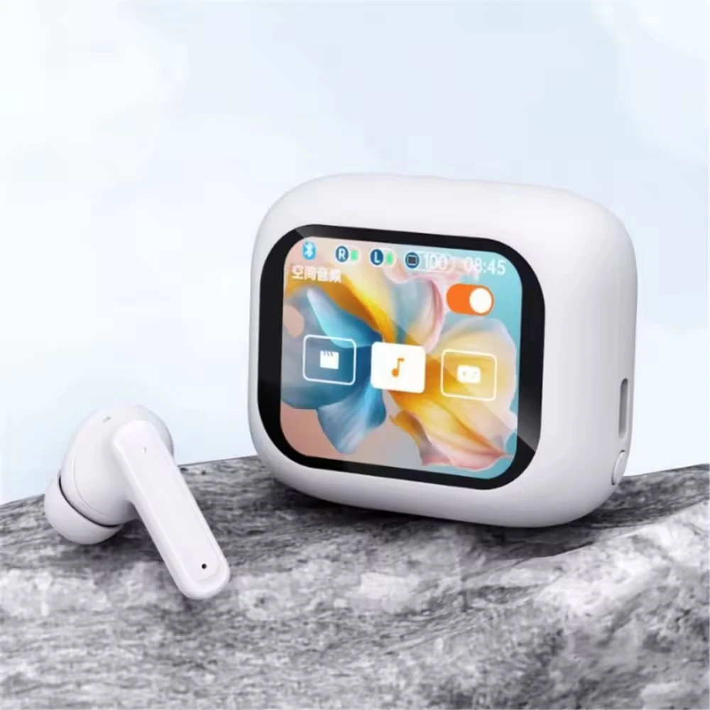 V9 Wireless Earbud BT 5.2 Earphone ANC+ENC In Ear Touch Screen Control Active Noise Reduction
