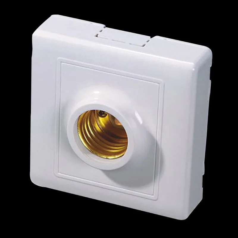 Surface Mounted Wall E27 Screw Socket Lamp Holder Ceiling High Temperature Resistance 86 Type Screw Socket Lamp