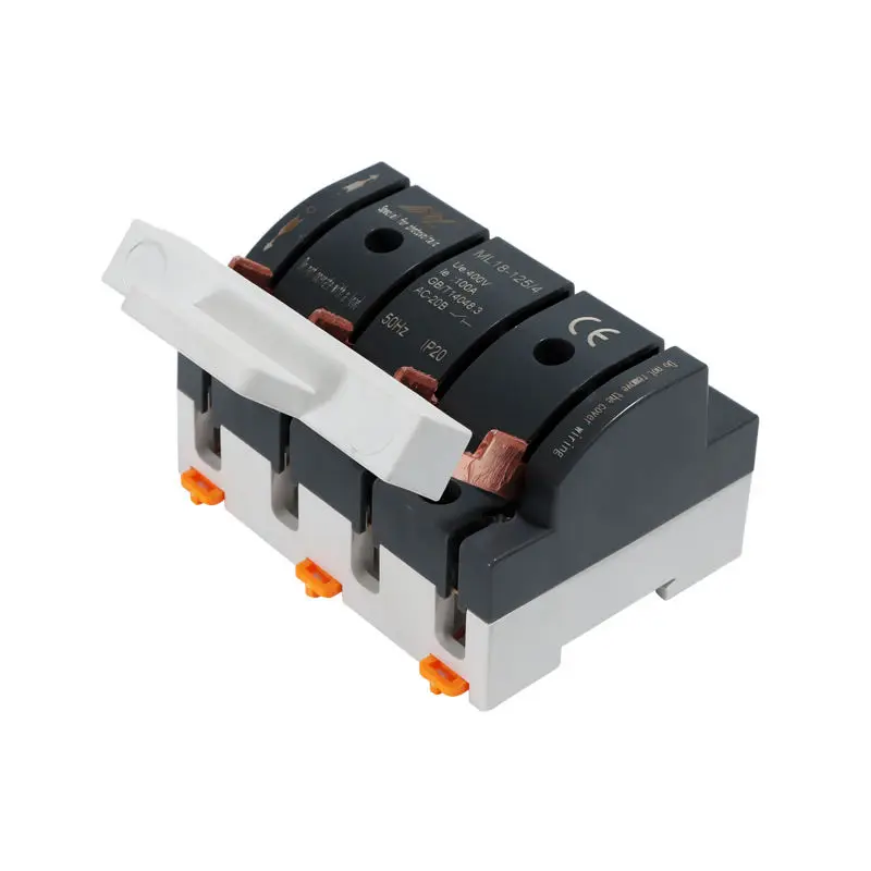 mulang Disconnected knife switch 2 pole double throw change over knife switch 32A isolating switch