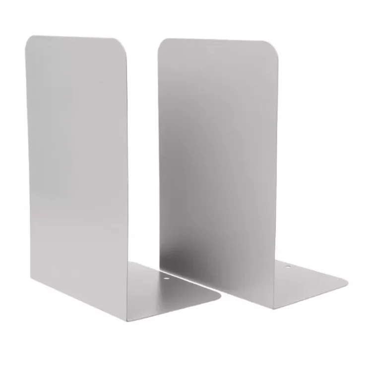 OEM simple organizer decorative bookends with custom logo bookend stand