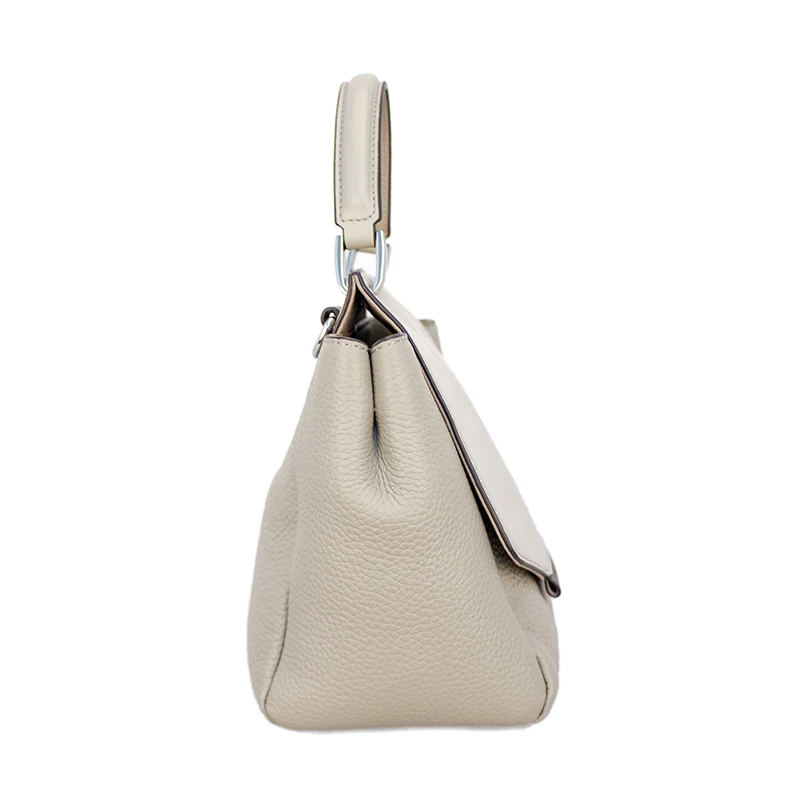 Guangzhou factory custom luxury real leather handbags genuine leather handbags for women hand bags office ladies