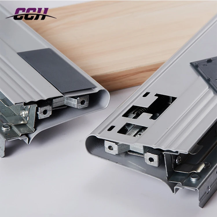 Metal runner box runner soft close drawer sliding rail tracks kitchen cabinet slide full extension steel slides