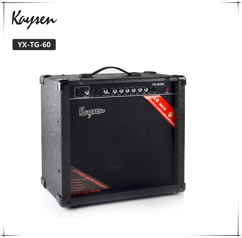 60 Ватт, большой усилитель для гитары, выход LINEOUT, 10 дюймов, с искажающим усилителем, OEM доступен