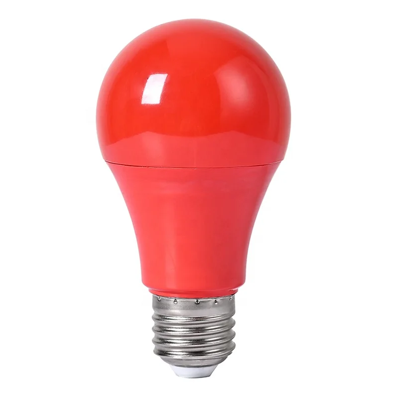 Colorful energy-saving small night light colorful decoration red, yellow, blue, green, pink E27 threaded home LED color bulb