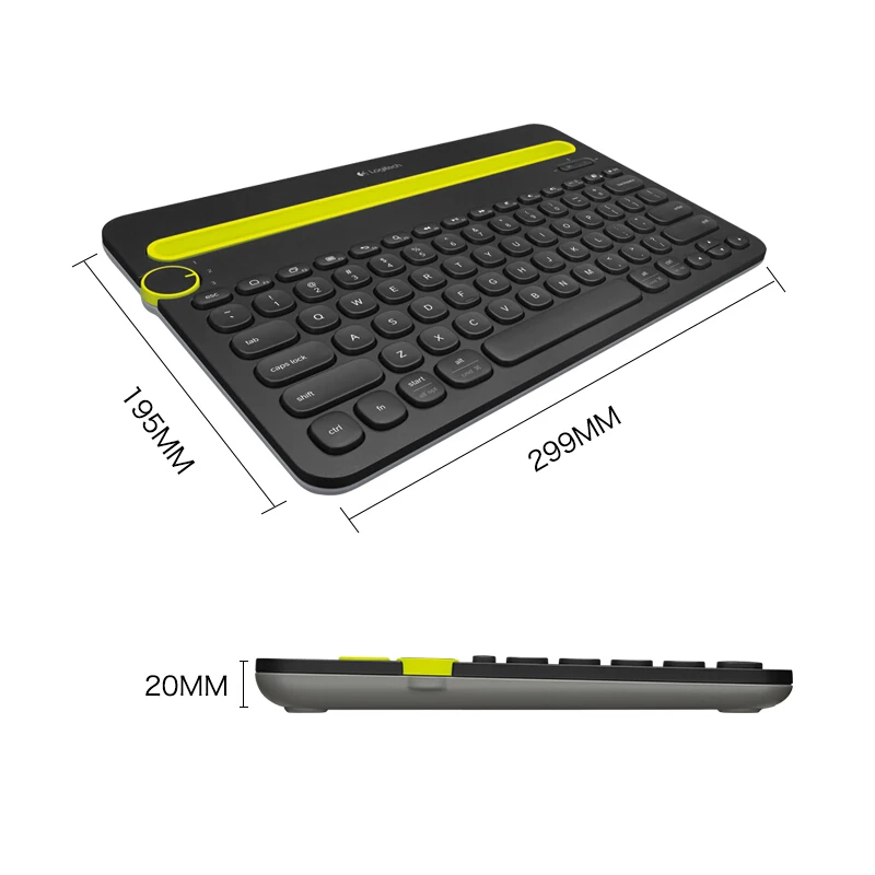 
Best price original Logitech K480 Multi-device Wireless Convenient Slim Portable Keyboard 