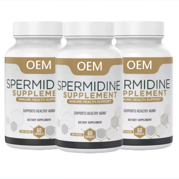 Herbal Supplements good for Body,Skin, Hair And Nail with Wheat Germ Spermidine Capsules Spermidine Powder Supplements Pills