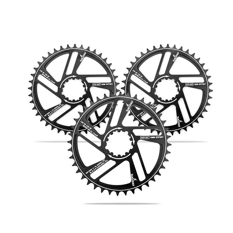 WUZEI MTB Chainrings 1mm Offset 30T 32T 34T 36T 38T 40T 42T Chain wheel Mountain Bike Sprockets for  X9 MTB Chain wheel