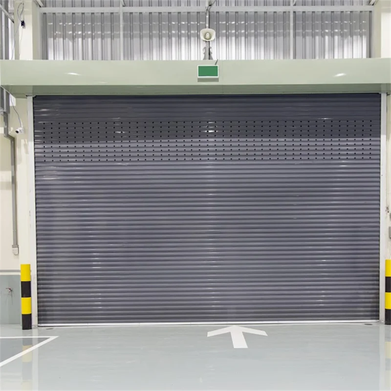 TOMA  European standard motorized aluminum shutters aluminum slats steel roller shutter porte aluminum