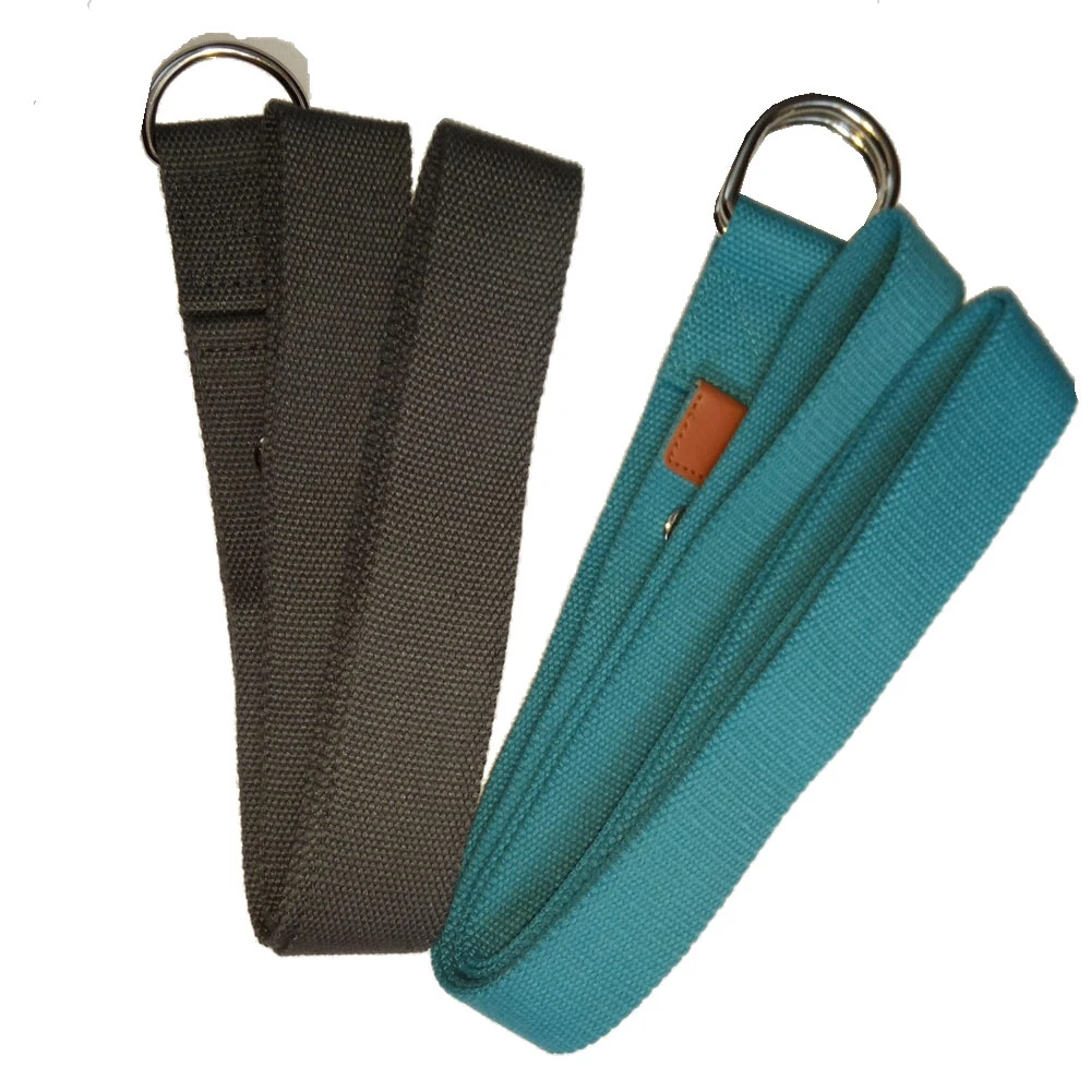 Высококачественные хлопковые ремни для йоги и пояс для йоги для растяжки тела