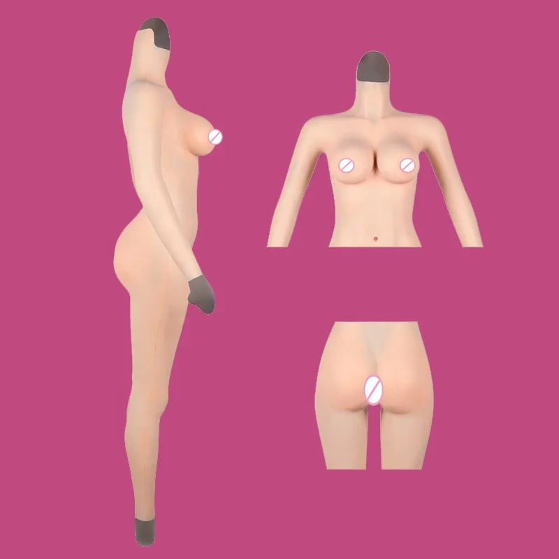 D-чашка для груди, полный комплект кроссдрессеров с искусственной вагиной, силиконовые формы для груди, силиконовое женское тело