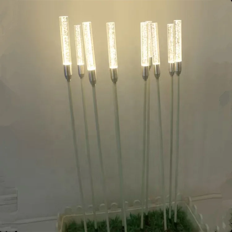 DC12V Dia2*12cm 1.5W Artificial outdoor standing lamps for garden decoration