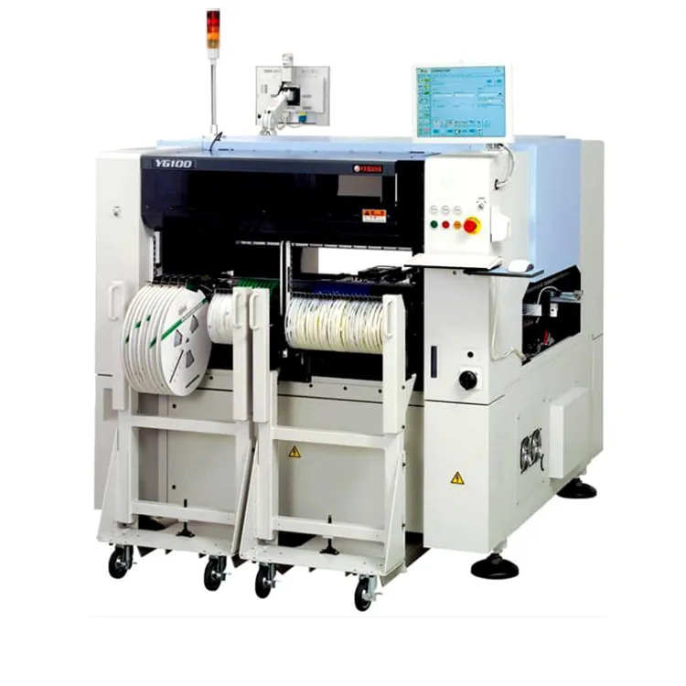 Yamaha YG100B SMD Pick & Place Machine Used Essential Electronics Production Machinery with Motor for SMT Production YG100 MG1