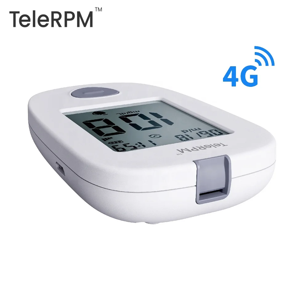 Высококачественное домашнее Медицинское Устройство BGM TeleRPM с дистанционным управлением 4G глюкометр технологией коррекции HCT