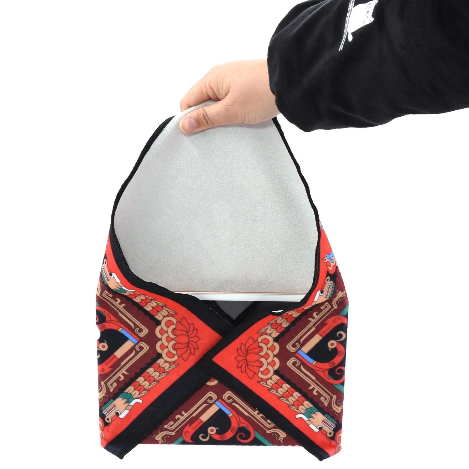 Bestpackaging Camera Accessories Magic Self-adhesive Wrap Bag Organizer Microfiber Self Sticking Wrapper Cloth