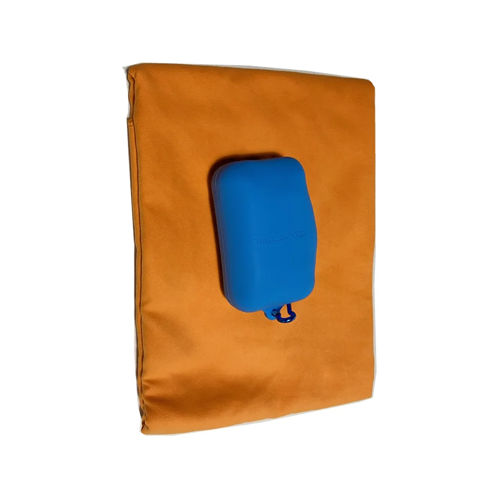 custom logo print instant RPET microfiber cool gym sports ice cold pva cooling towel fitness