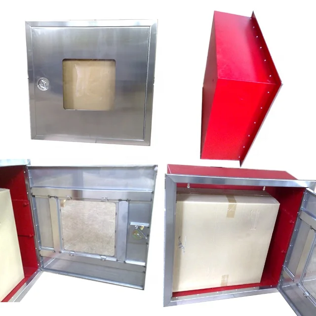 Factory Sale Cheap Price Widely Used Stainless Steel 304 Fire Hose Reel Cabinet and Fire Hydrant Cabinet
