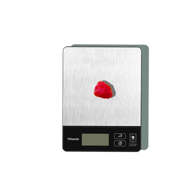 Smart USB Kitchen Scale Digital LCD Display Bluetooth Connectivity Battery Powered Measures up to 10kg for Weighing Ingredients