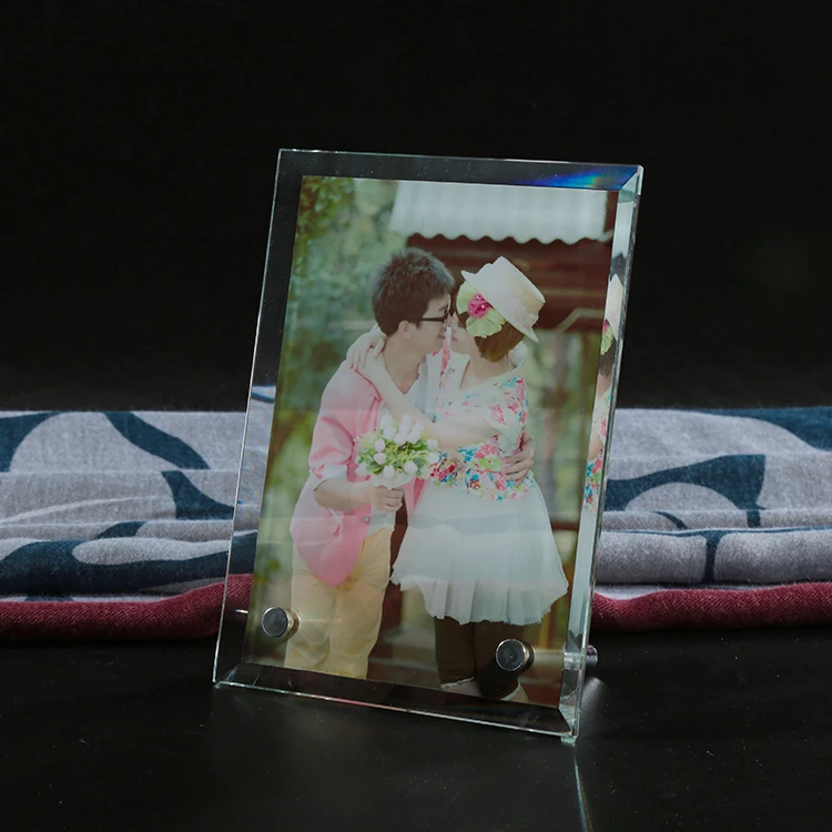 Personalized custom picture photo frame crystal for wedding gifts