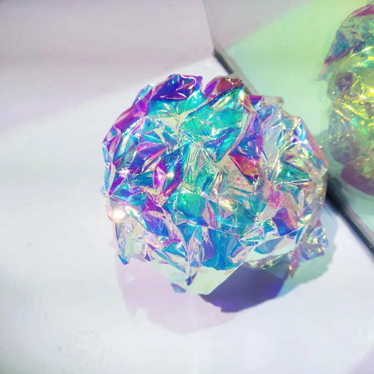 Anolly newest product colored holographic iridescent rainbow window glass decorative film vinyl