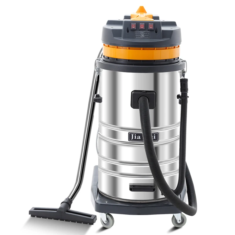 Factory wholesale BF585-3 yellow 3000w industrial powerful motor stainless steel wet and dry vacuum cleaner