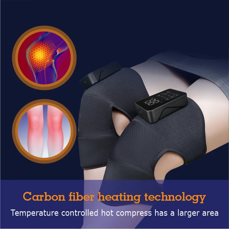 Air Compression And Vibrating Arthritis Electric Wireless Infrared Joint Knee Massager Machine With Heat
