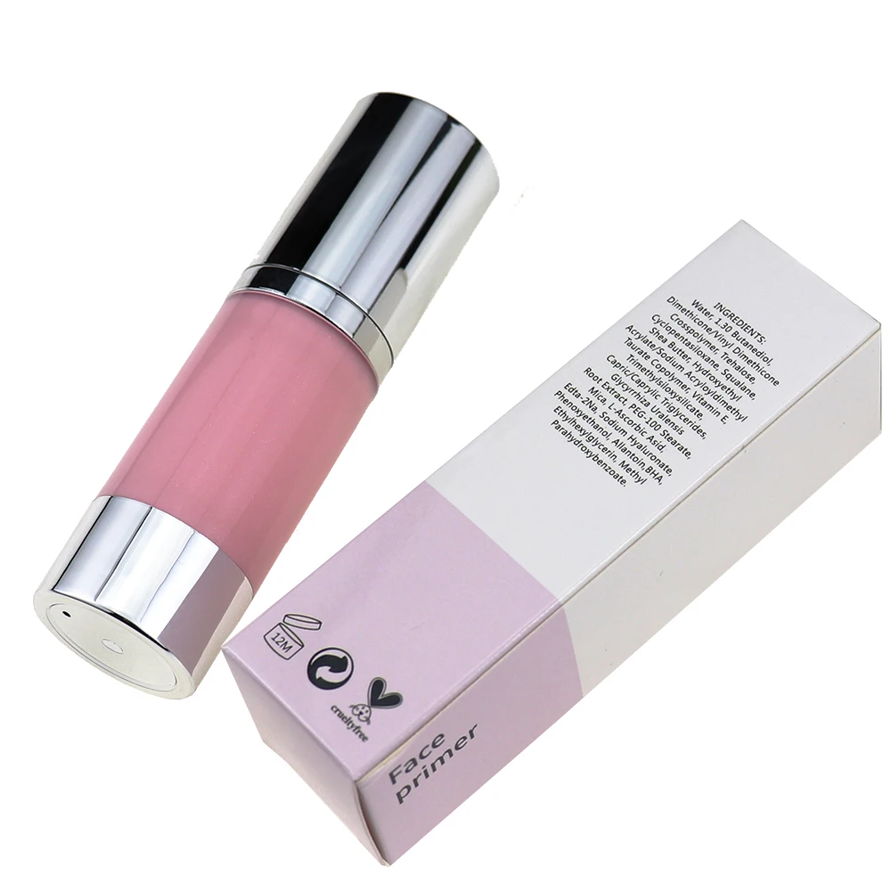 Korean Private Label OEM/ODM Anti-Wrinkle Face Primer Custom Liquid Makeup Base Waterproof Moisturizer Gel Form Sunscreen