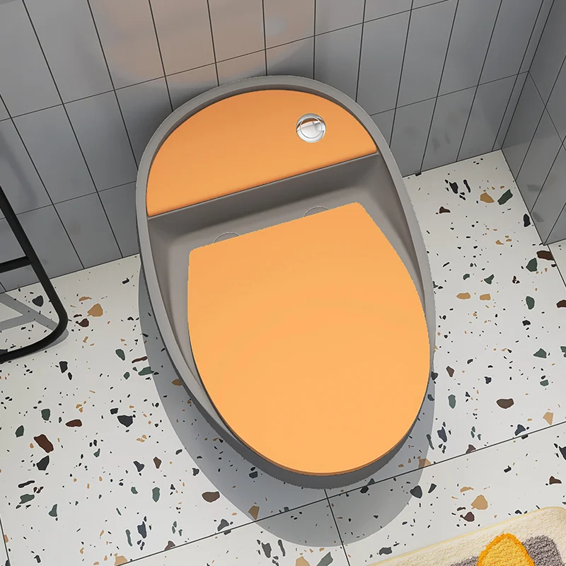 New design sanitary ware modern grey egg shape toilet bowl color inodoro bathroom wc one piece ceramic toilet