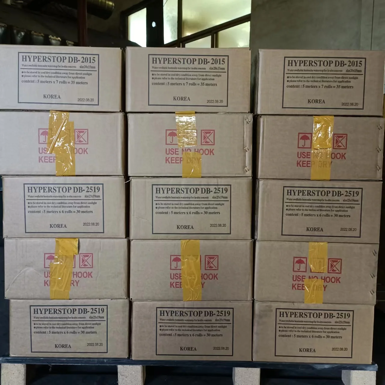 20*5mm Concrete Joint Hydrophilic Rubber WaterstopSwelling Waterstop Rubber Materials Product