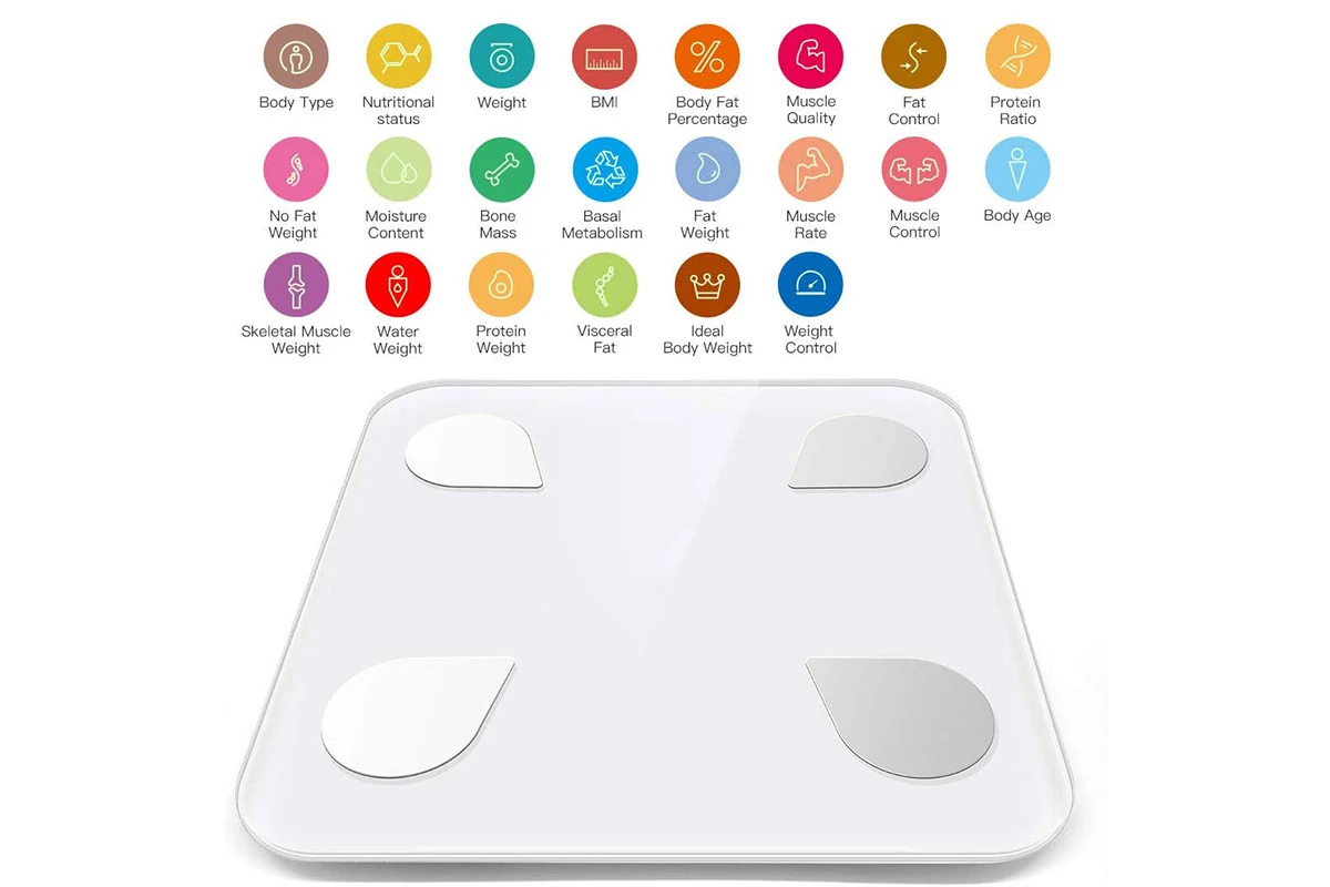 Household Mini Personal Bluetooth Smart Digital Bathroom Weight Scale Body Fat Analyzer