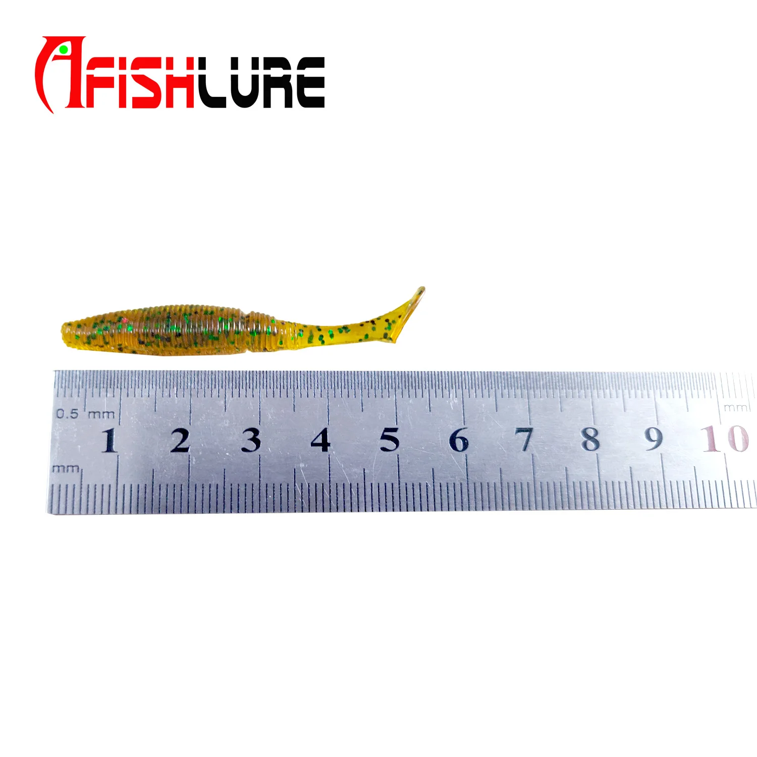 Fishing lure artificial bait 5cm 1g paddle tail swim bait lure soft bait fishing trout shad lure soft plastic fishing lures