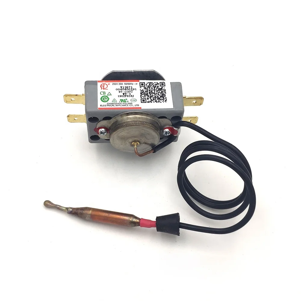 Gas Water Heater Parts Capillary Thermostat With Copper Tube