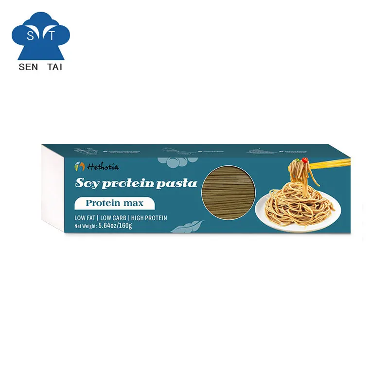 High-Protein Pasta Muscle-Building Noodles Vegan Soy Plant-Based Low Carb Pasta
