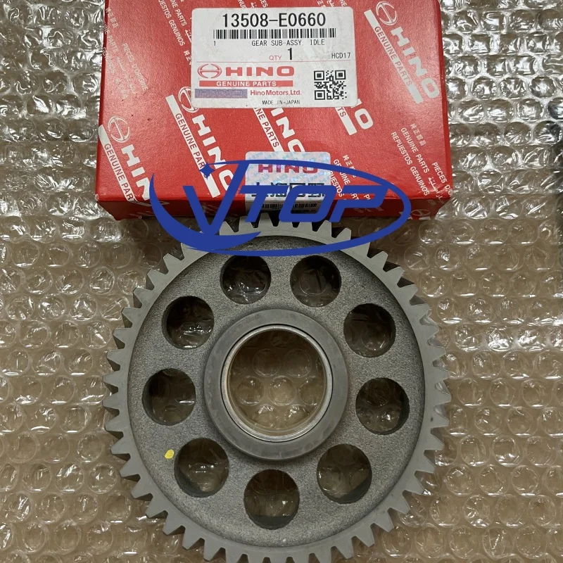 Шестерня SK200-8 J05E 13508-E0660 VH13508E0660 шестерня Распределительного вала холостого хода для экскаватора Kobelco