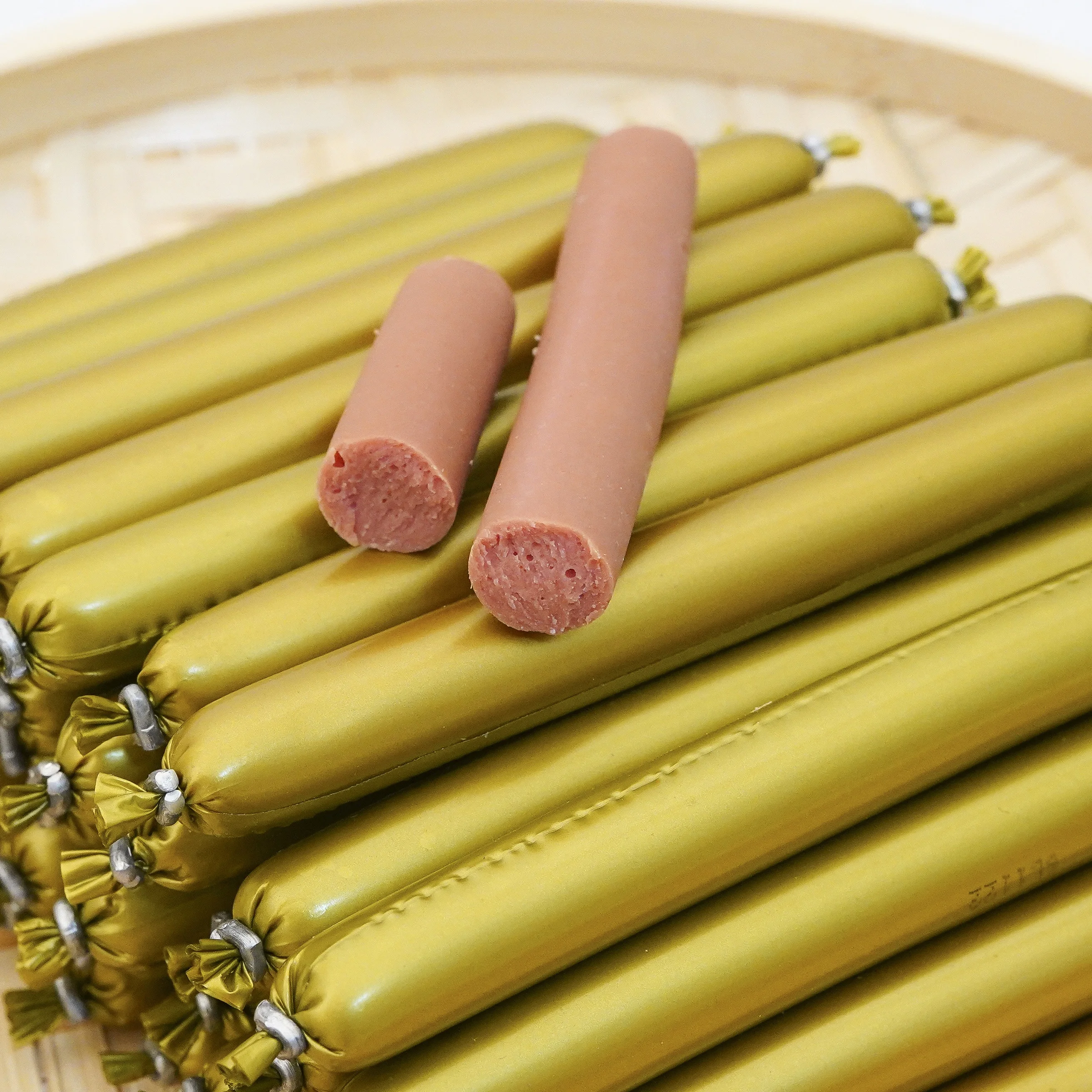 duck flavor wet cat and dog food duck sausage dog treat ham sausage pet food